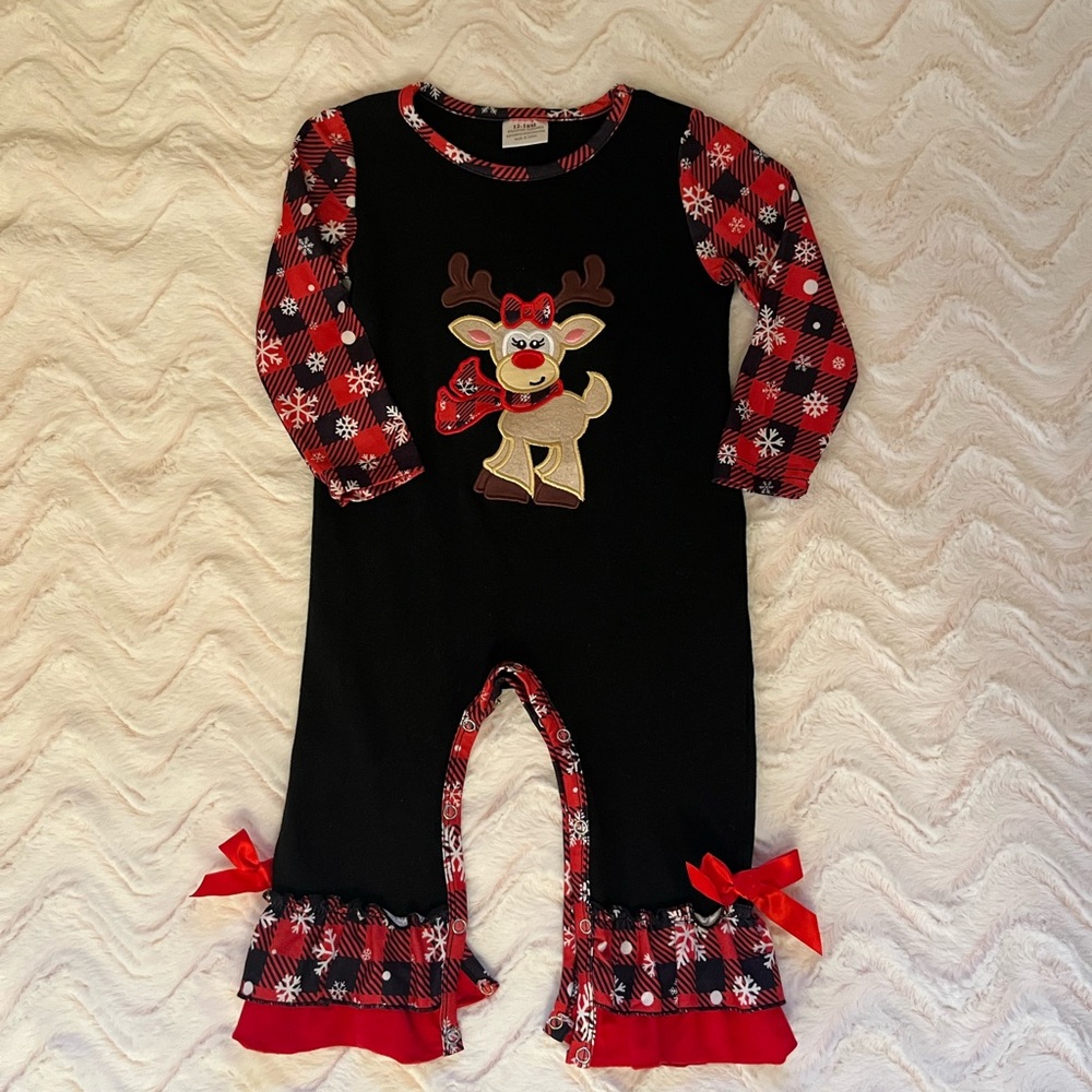 Infant reindeer romper